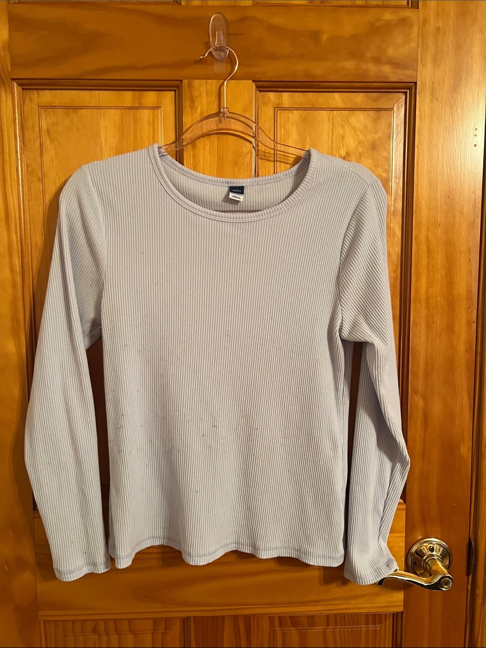 Old Navy Light Blue Ribbed Crewneck Sweater